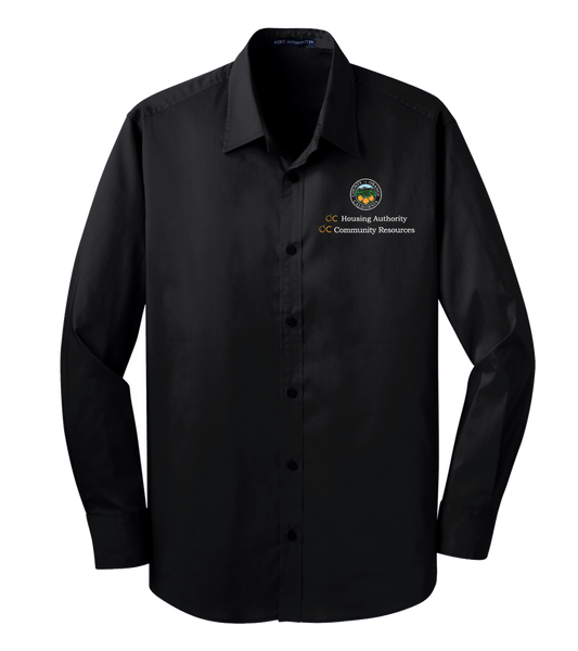 Mens Port Authority® Stretch Poplin Shirt (OCHA)