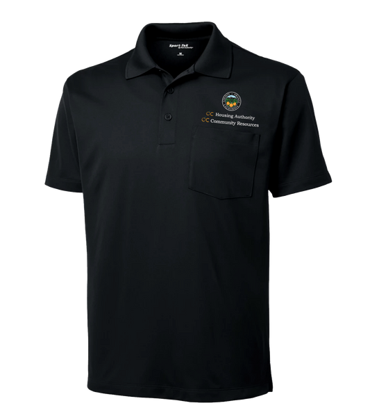 Mens Sport-Tek® Micropique Sport-Wick® Pocket Polo (OCHA)