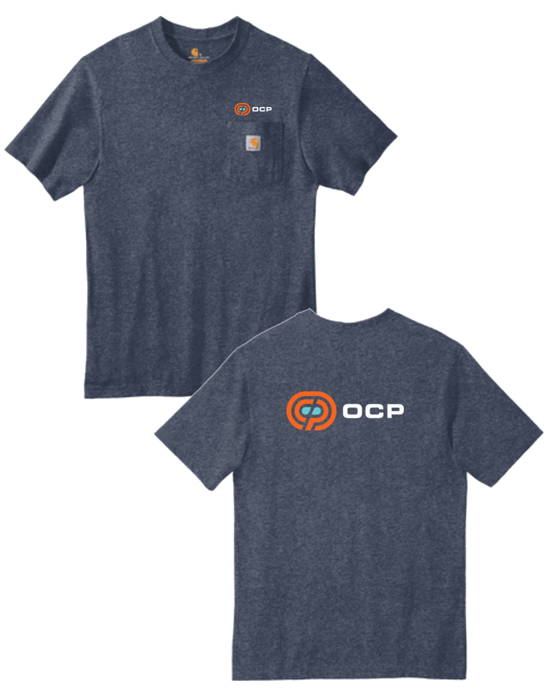 OCP -  Logo Pocket T-Shirt (Dark Cobalt Blue Heather)