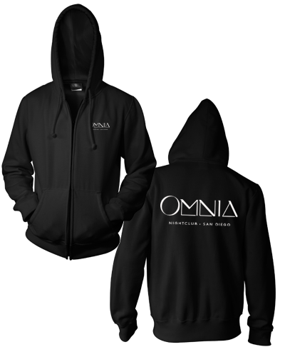 Omnia Nightclub - Logo Zip Hoodie