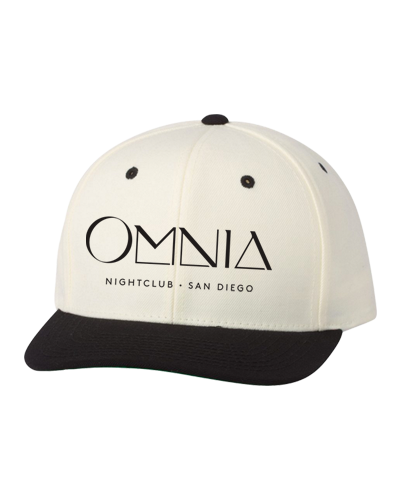 Omnia Nighclub - Embroidered Snapback (Natural/Black)