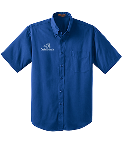 Pacific Medtechs - SP18 CornerStone® - Short Sleeve SuperPro™ Twill Shirt