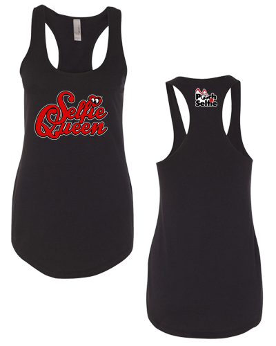 Pooch Selfie Ladies Racerback