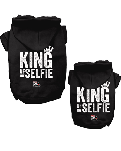 Pooch Selfie King of The Selfie Dog Hoodie