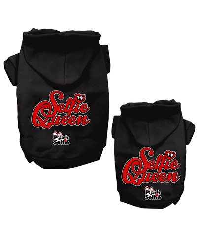 Pooch Selfie Selfie Queen Dog Hoodie