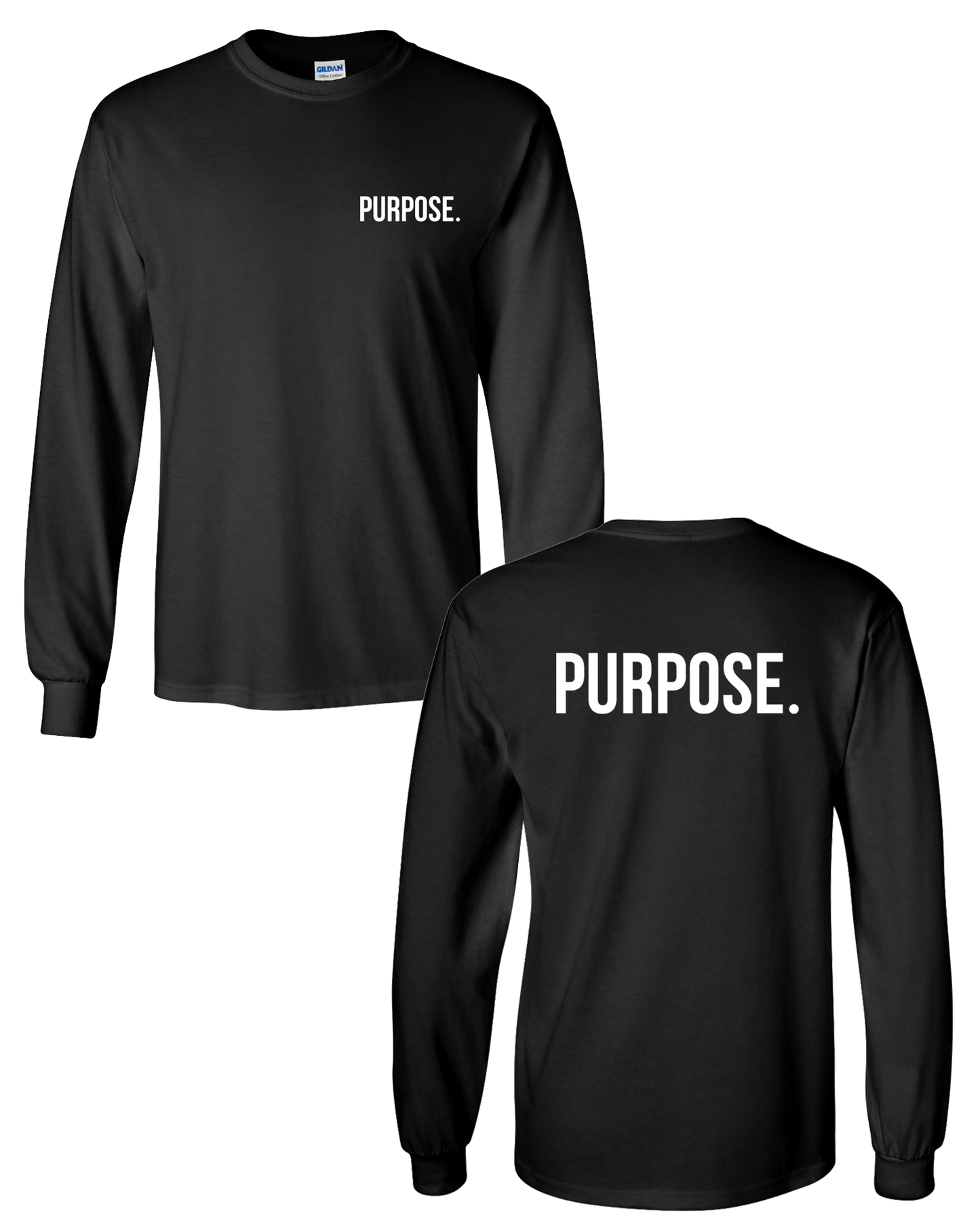 Purpose - Left Chest & Back Logo Longsleeve
