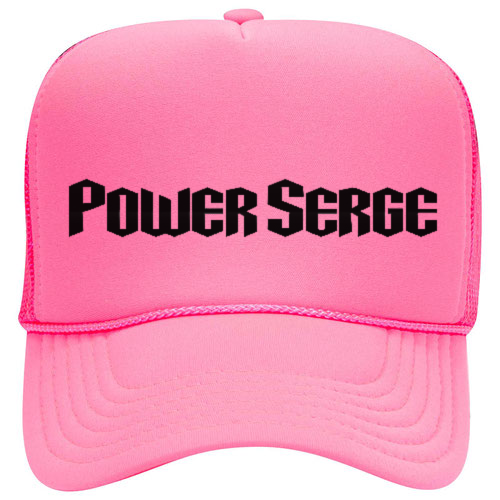 Power Serge Logo Hat - Pink (1 Color Logo)