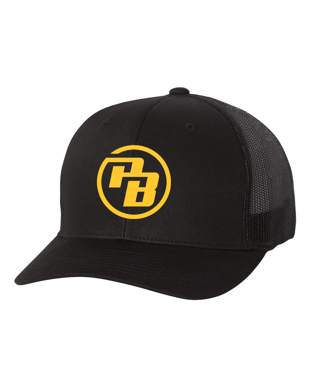 Premier Baseball Black Trucker Cap