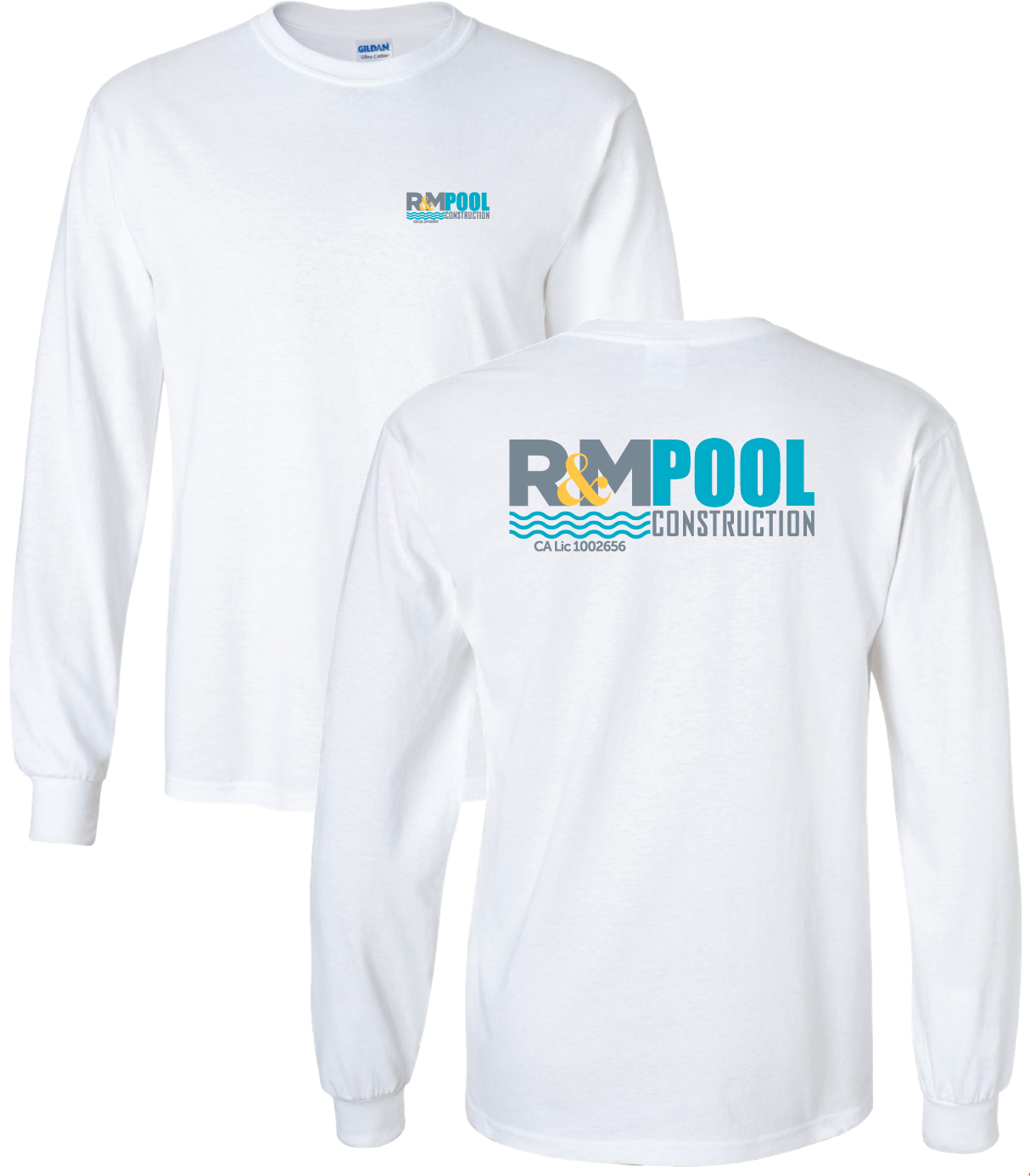 R&M - White Heavyweight Longsleeve