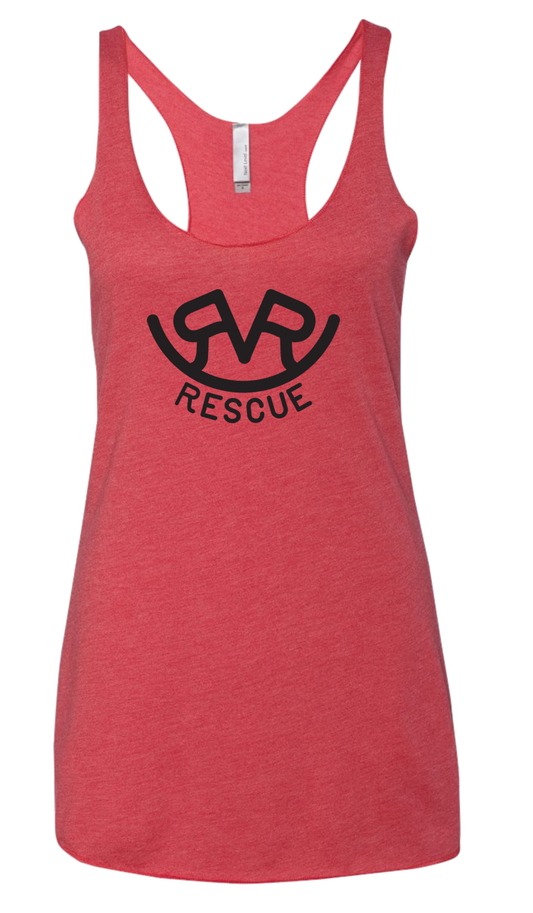 Hitch'n Post - Womens Ranch Rescue Logo Tank (Vintage Red)