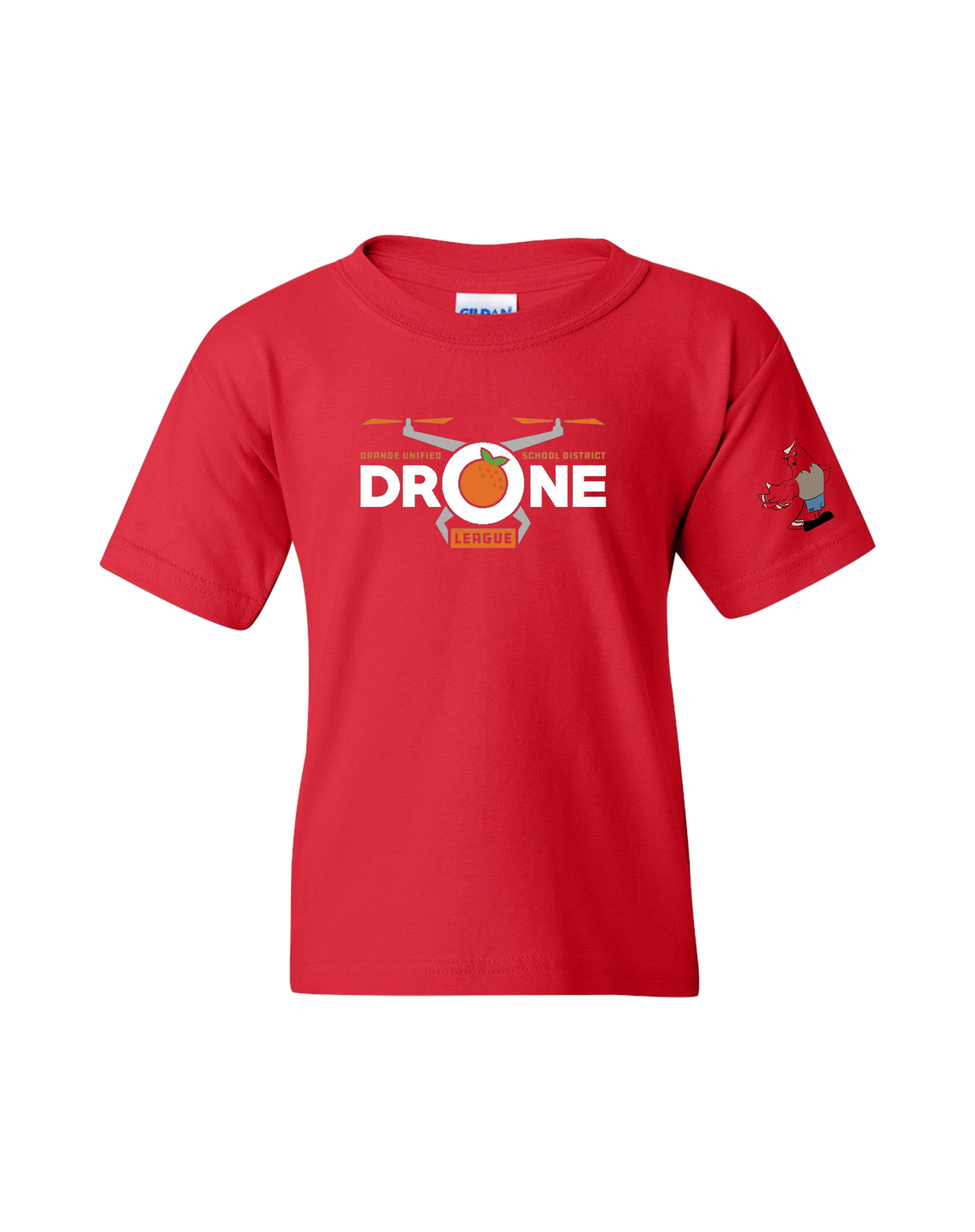 Running Springs - Drone league Youth T-shirt (Red)