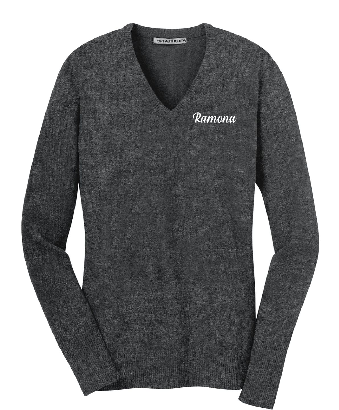 Ramona - Port Authority® Ladies V-Neck Sweater