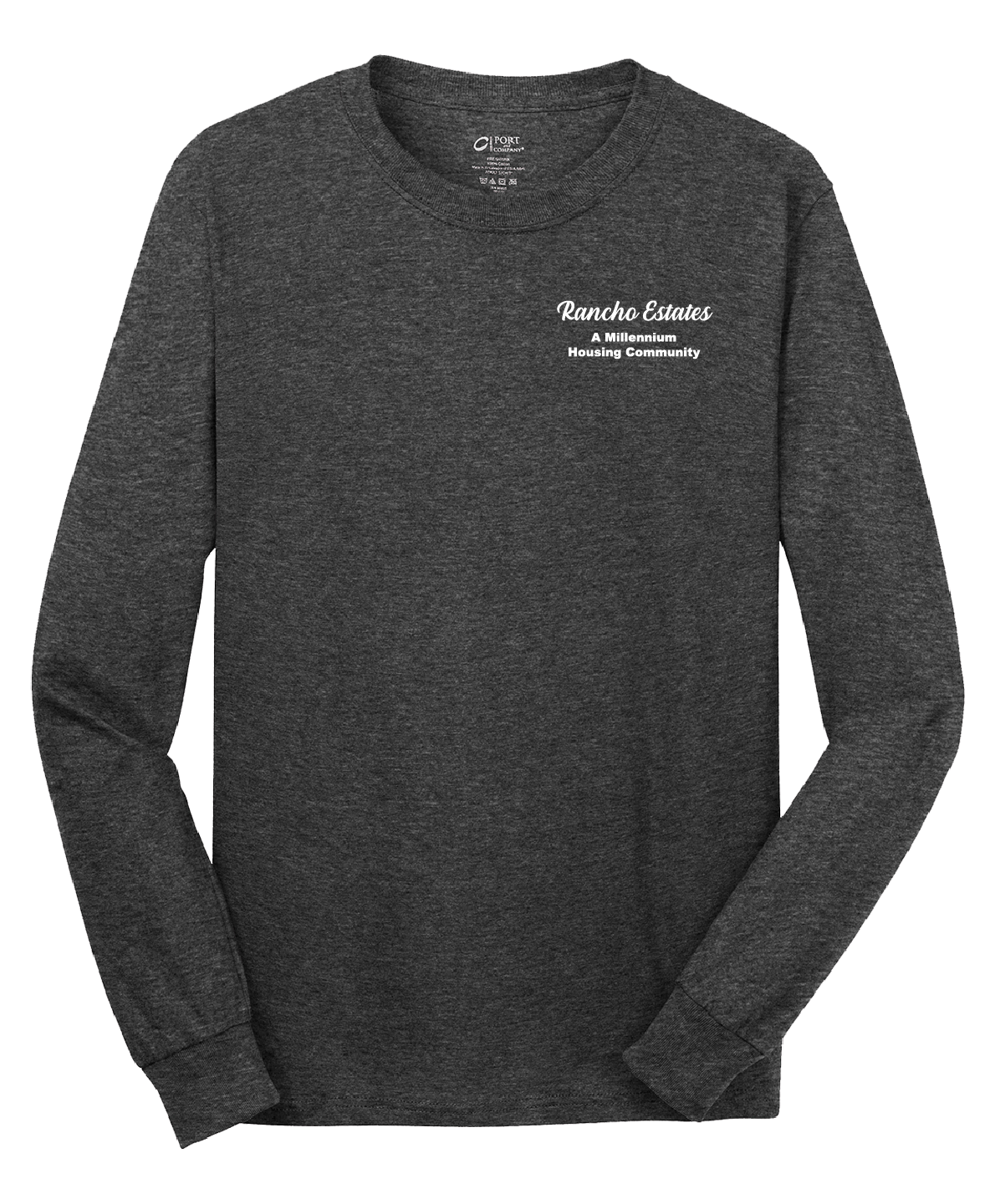 Rancho Estates - Mens - Port & Company® - Long Sleeve Core Cotton Tee
