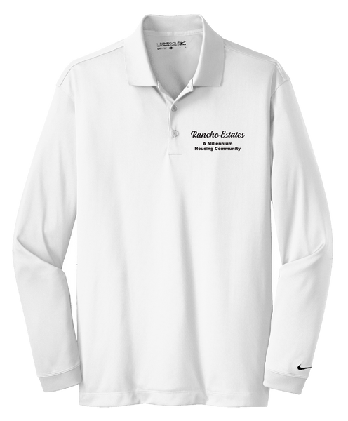 Rancho Estates - Mens - Nike Long Sleeve Dri-FIT Stretch Tech Polo