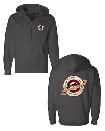 Royal Oak - Zip Hoodie (Charcoal)
