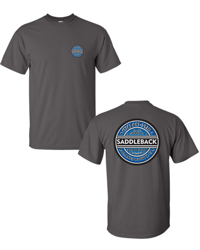 Saddleback Demo- Tee shirt (Charcoal) Gildan 5000