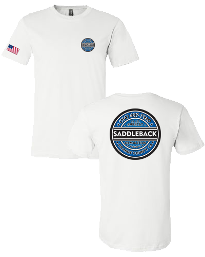 Saddleback Demo- Tee shirt (White) Bella 3001