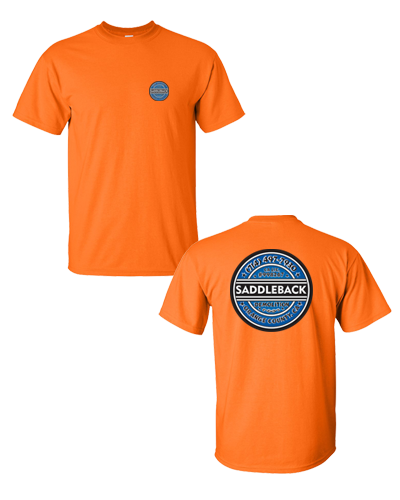 Saddleback Demo- Tee shirt (Orange) Hanes Beefy Tee