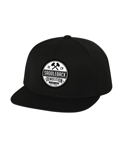 Saddleback Demo - Embroidered Hat (Black)
