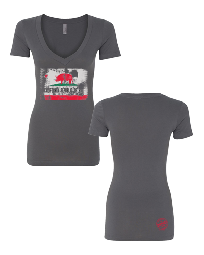 Smoqued - Women's V-Neck (Dark Grey)