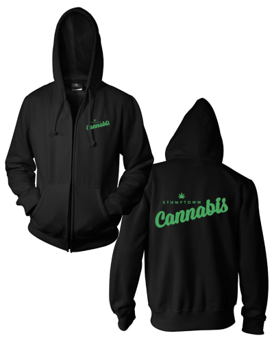 Stumptown Cannabis - Logo Zip Hoodie