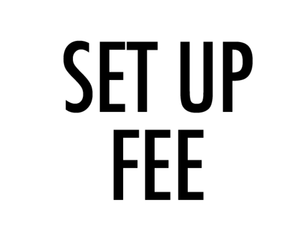 Set up Fee For Embroidery