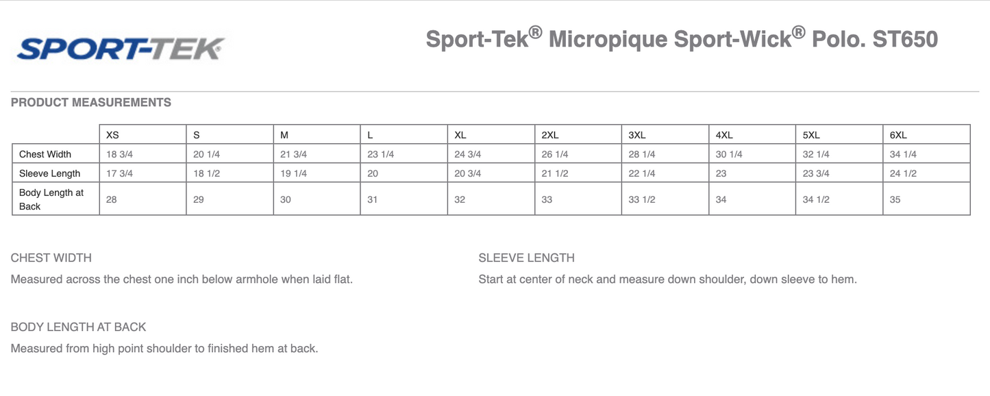 Sport-Tek® Micropique Sport-Wick® Polo - ST650 - Iron Grey