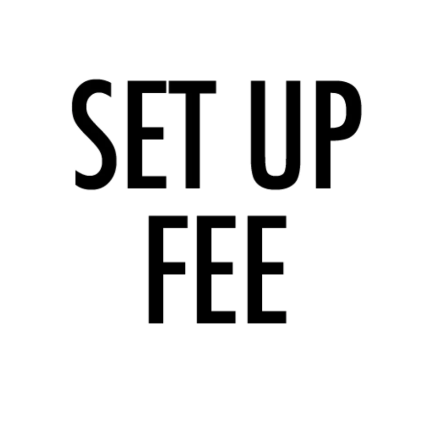 Set up Fee For Embroidery