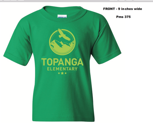 TOPANGA - Kelly Green Youth Shirt - 1 color