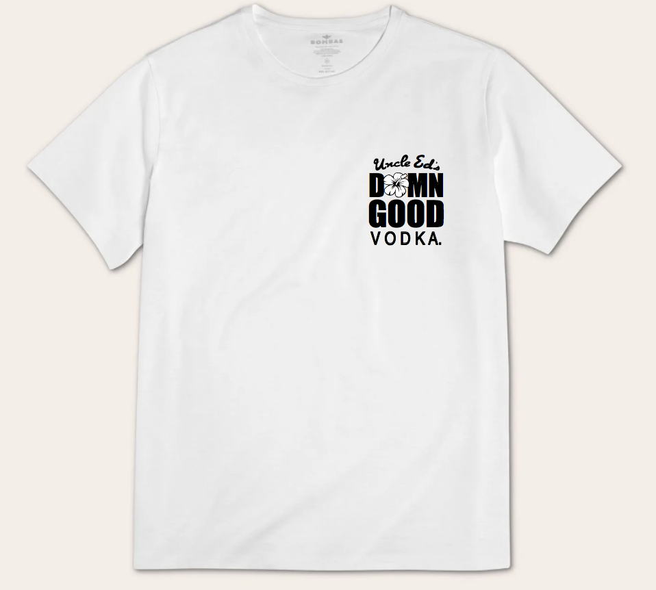 UNCLE ED - DAMN GOOD TEE - *TRIBLEND* Left chest
