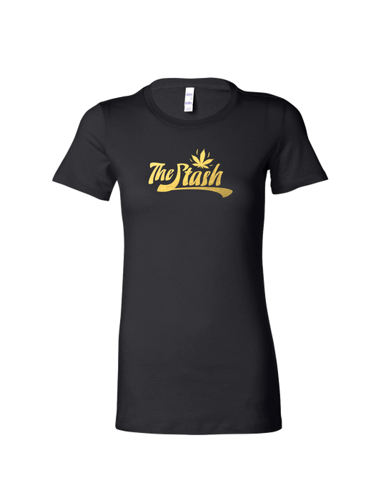 Stash - Womens FOIL Logo Tee (Black)