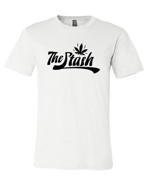 Stash - Black Logo Tee (White)