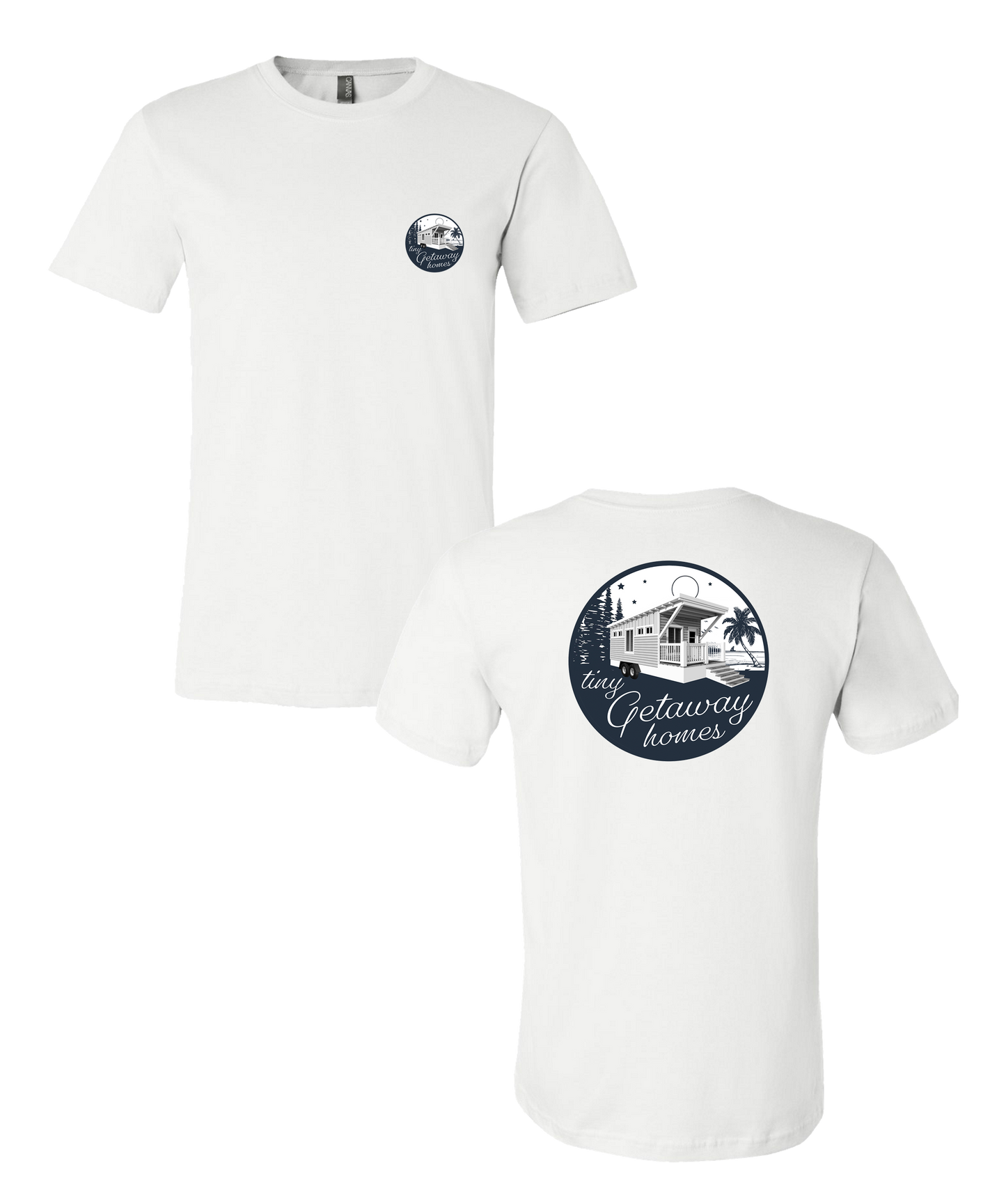 Tiny Homes - Logo Tshirt (White)