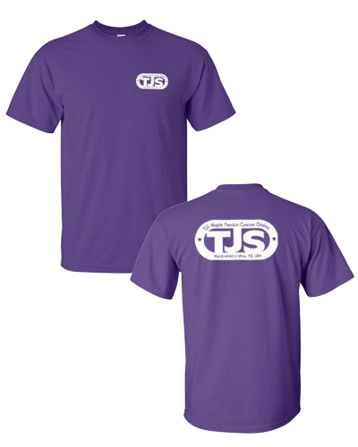 TJS - Purple Tee (White Ink)