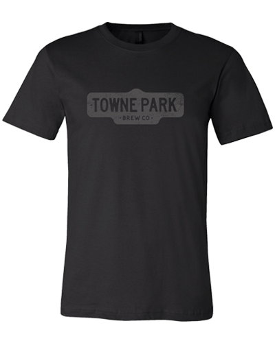 Towne Park - Vintage Sign T-Shirt(Black)