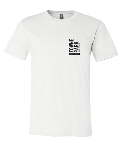 Towne Park - Vertical Logo T-shirt (White)