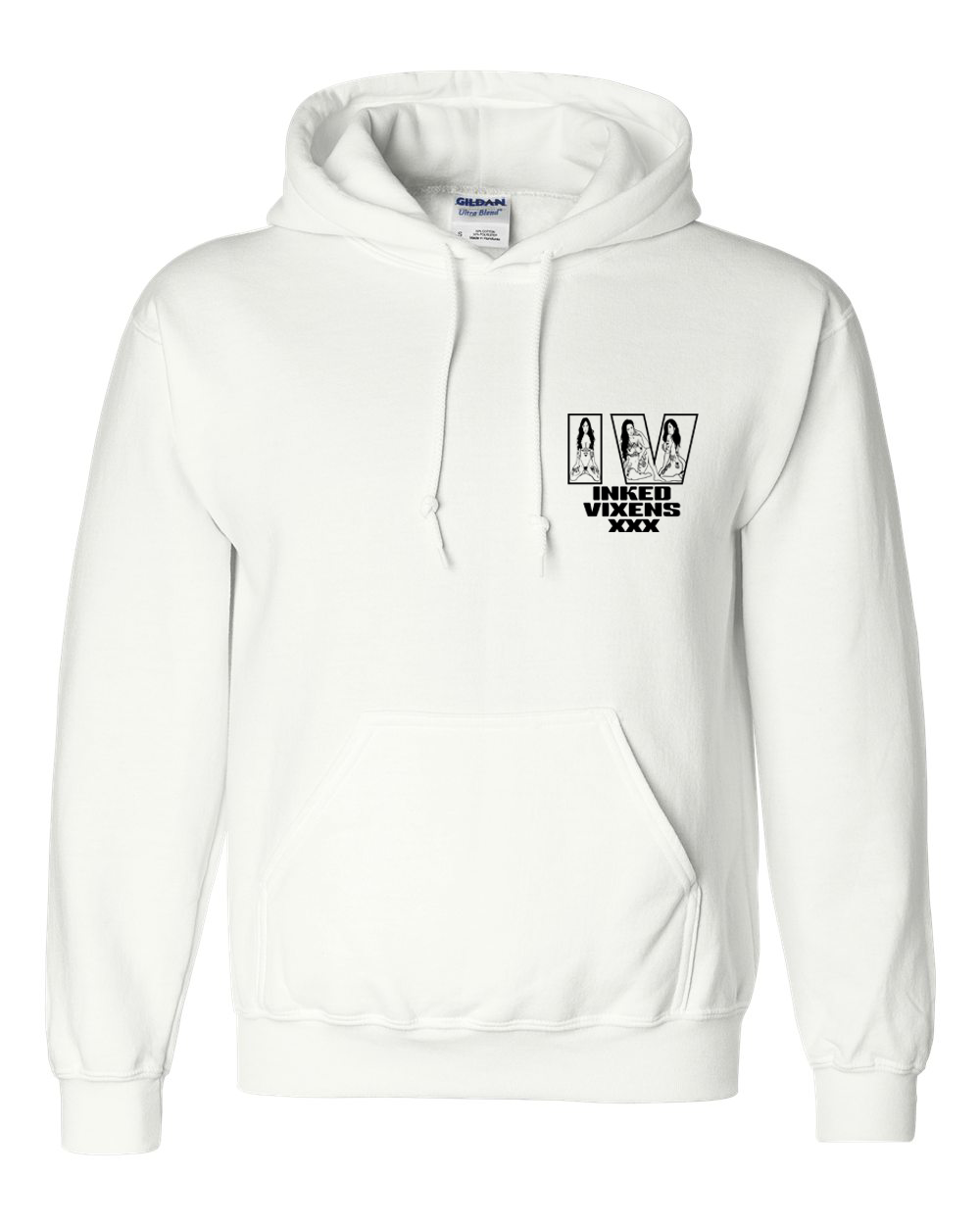 Vixens - White Logo Hoodie