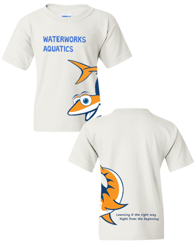 Waterworks  - Side print adult tee
