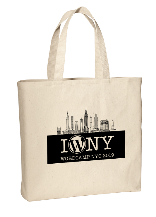 World Camp NY - Convention Tote) w/1 color imprint