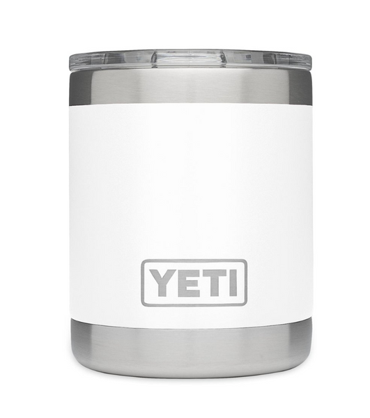 YETI White Rambler 10oz Lowball