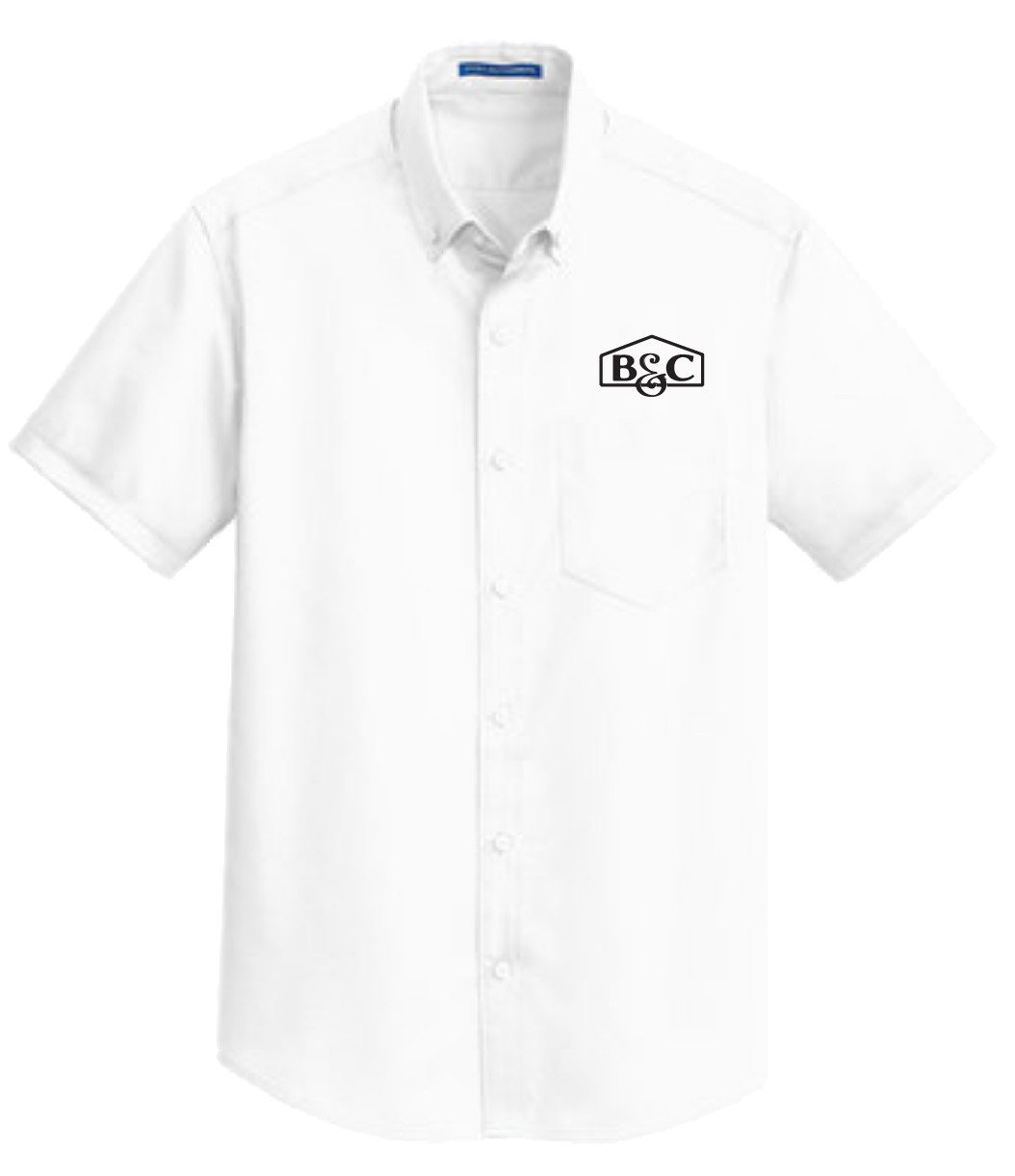 B&C Port Authority® Short Sleeve SuperPro™ Twill Shirt